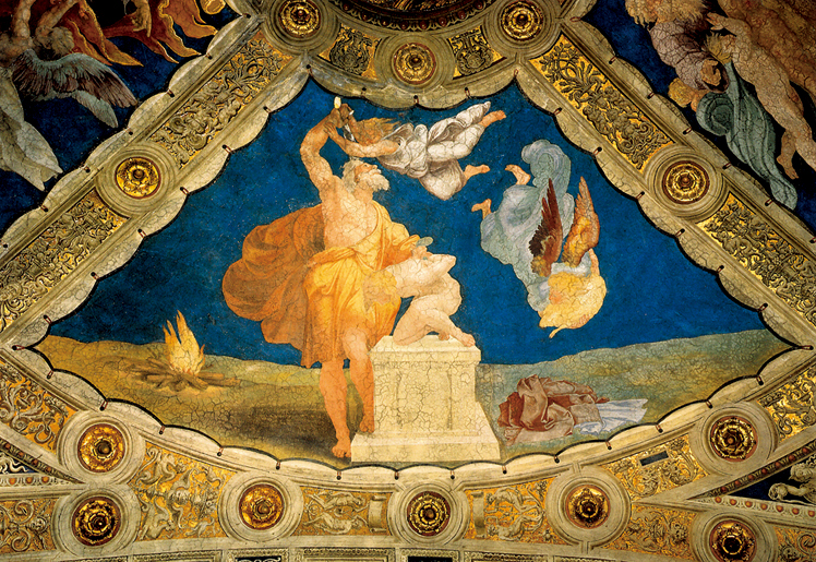   拉斐尔·桑西  Raffaello Santi——署名室天顶画 (3)